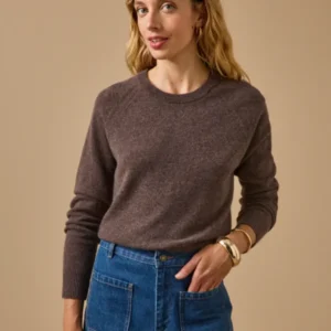 Damenpullover mit rundem Halsausschnitt - Cashemere-Kollektion