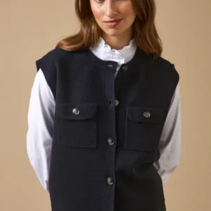 Gestrickter Damen-Cardigan aus Milano-Wolle