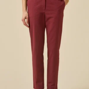 Damen-Zigarettenhose Julie aus Seersucker