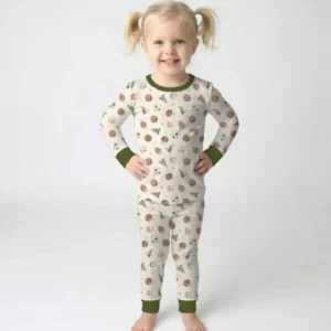 Game Day Heroes Bamboo Two Piece Long Sleeve Pajama Set