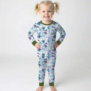 Ocean Dreams Drift Bamboo Two Piece Long Sleeve Pajama Set