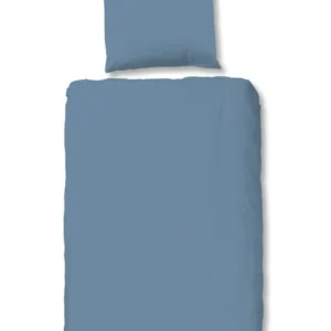 Hüft -Satin -Bettdecke - blau - Rits