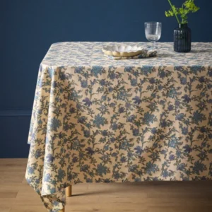 Tischdecke « Aurore » aus Baumwolle in Leinenoptik