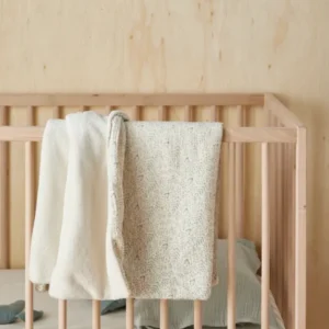 Baby-Plaid aus strukturierter Baumwolle und Mikrofleece