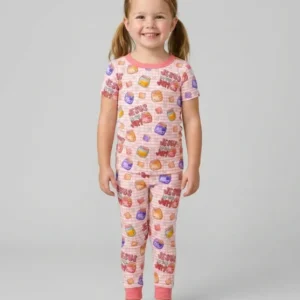 Jesus is My Jam Bamboo Two Piece Short Sleeve Pajama Set