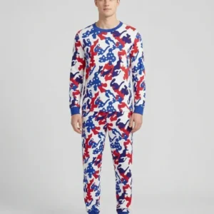 Patriot Camo Daddy & Me Matching Bamboo Men's Pajama Set