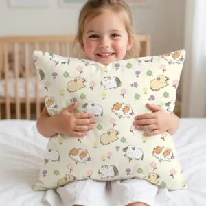 Guinea Pig Garden Bamboo Pillow Case