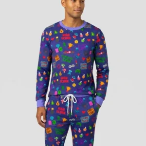 Gamer Mode On Family Matching Bamboo Men's Pajama Set