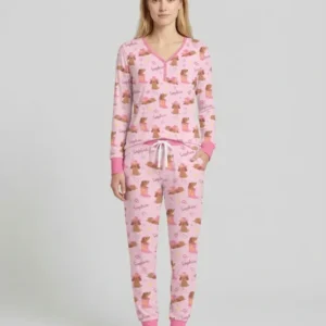 Howdy Dachshund Women Pajama Set
