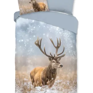 Guten Morgen Flanellen Duvet Cover "Jolly" - Multi - Dubbele instopflap