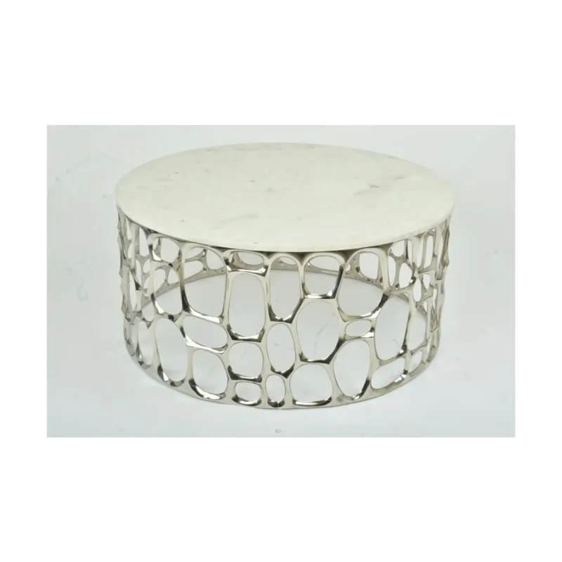 MARIO COFFEE TABLE WITH MARBLE TOP GY-CT-2179S-WM