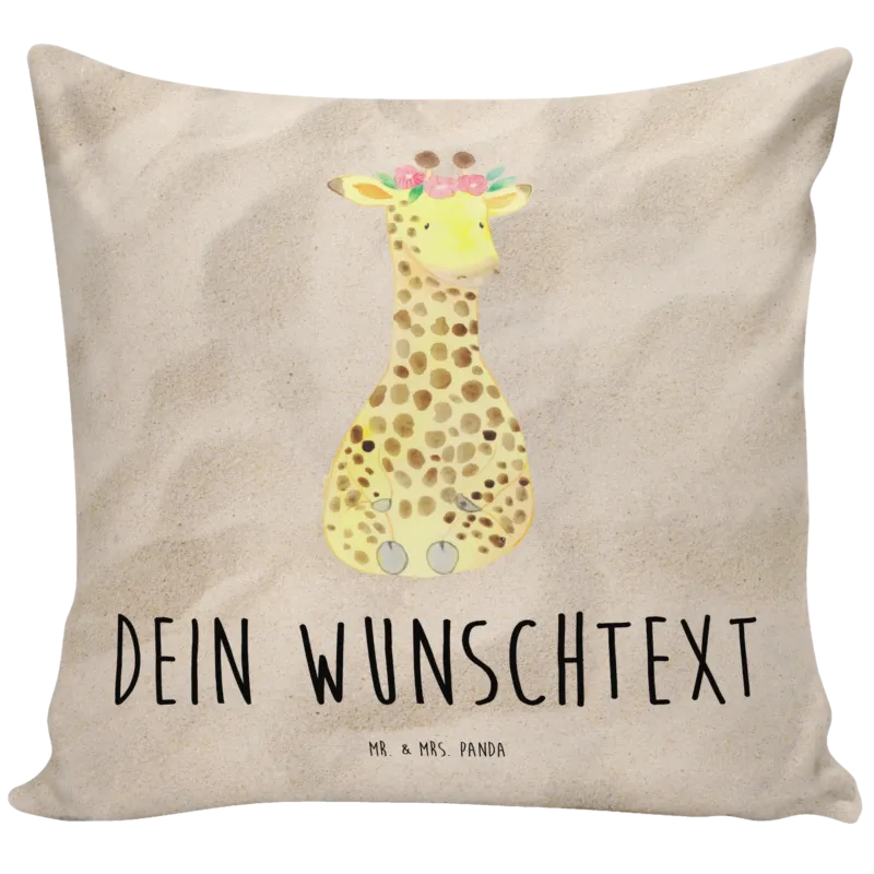 Personalisiertes Kissen Giraffe Blumenkranz|p:1204362|h:4cba4a8e79cdb8658e9f6a2d78832020