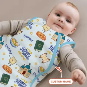 Custom name "Pesach Sameach" Bamboo Sleep Bag