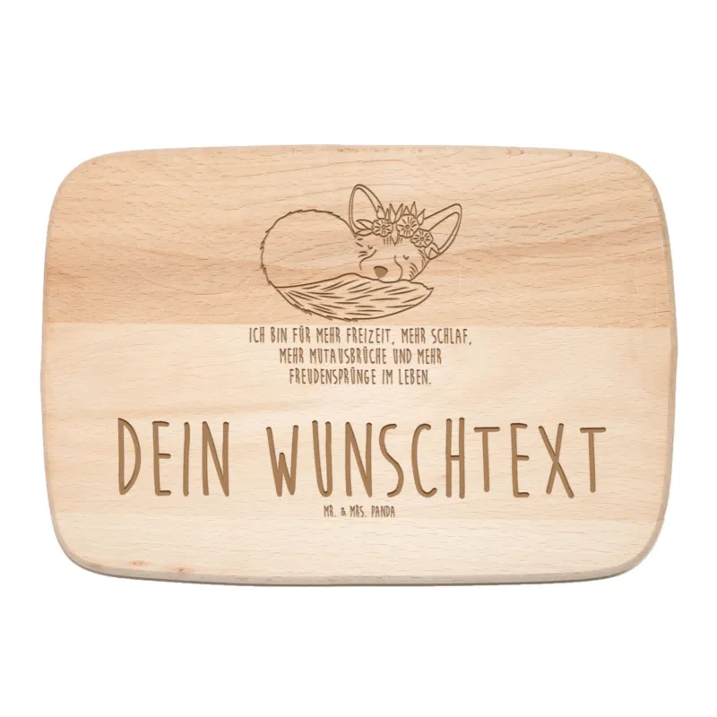Personalisiertes Frühstücksbrett Wüstenfuchs Blumen|p:1372445|h:a7780643069d7bfc984d76112c774e0f
