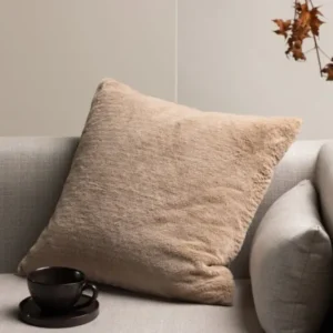 Kissenbezug Relax - 50x50 cm in Beige, Grau und Weiß