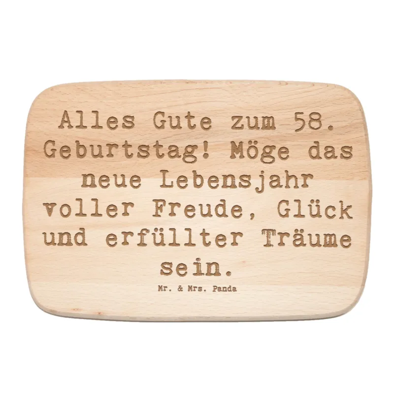 Frühstücksbrett Spruch 58. Geburtstag Freude|p:1734537|h:a896a4c3f55e7466d74b83393545f7f5