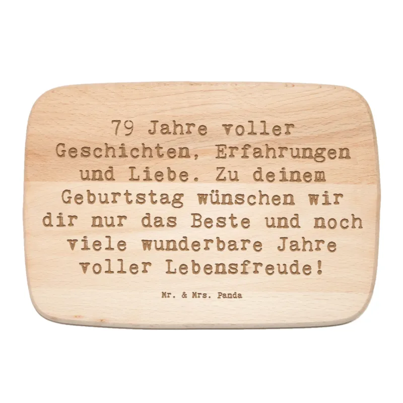 Frühstücksbrett Spruch 79. Geburtstag|p:1738153|h:d9bc5eeec07427affb2529c8167d5a40