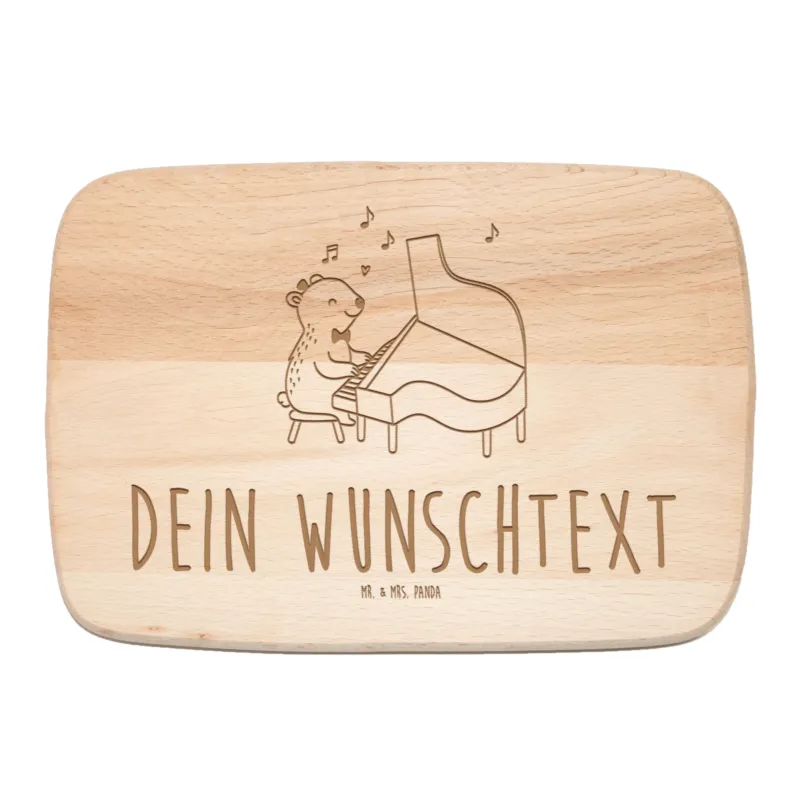 Personalisiertes Frühstücksbrett Bär Klavier|p:1926122|h:031e626b5918e511122aa92be9ba264f