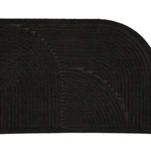 Fußmatte Anika - in Schwarz aus Polypropylen & Gummi