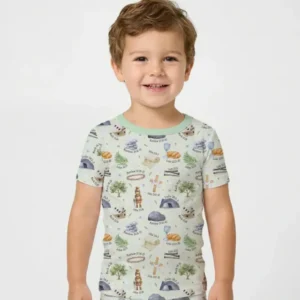 He Is Risen Family Matching Bamboo Two Piece Short Sleeve Pajama Set