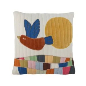Zierkissen Birdy - Baumwollkissen mit Vogelmotiv