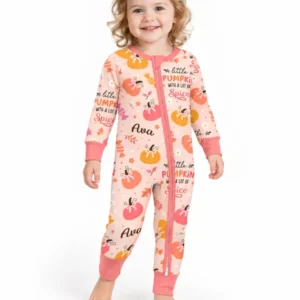 Custom Name Little Pumpkin With A Lot Of Spice Bamboo Convertible Zippy