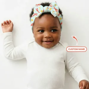 Custom Name Preppy Crawfish Season Headband