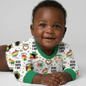 God Says I Am Juneteenth Bamboo Bodysuit