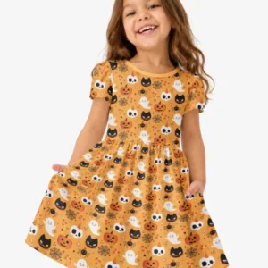 Halloween Party Bamboo Twirl Dress