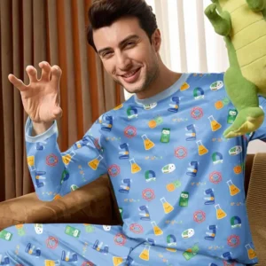 Scientist Lover Family Matching Bamboo Men's Pajama Set
