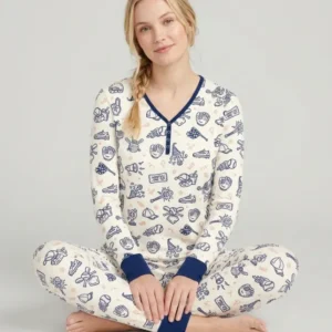 Ballpark Bash Bamboo Women Pajama Set