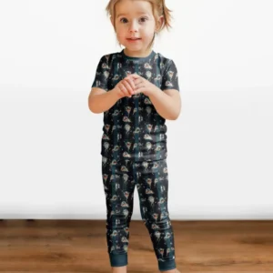 Scared yet Bamboo Two Piece Short Sleeve Pajama Set