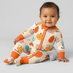 Mommy's Little Pumpkin Bamboo Convertible Zippy