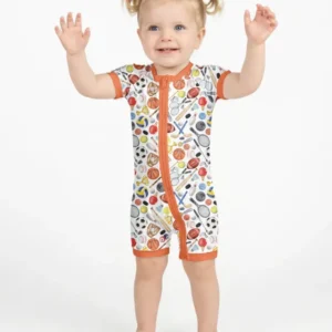 So Much Fun with Sports Bamboo Shorty Zippy