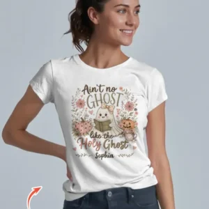 Holy Ghost Halloween Bamboo Women T-Shirt