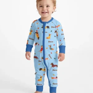 Autumn Dachshund Kids Bamboo Convertible Zippy