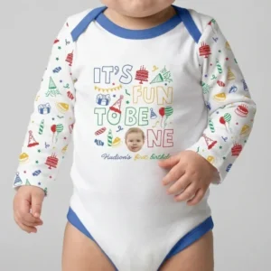 Custom Photo It's Fun To Be One Bamboo Bodysuit