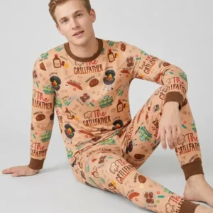 The Grill Father Family Matching Bamboo Men's Pajama Set