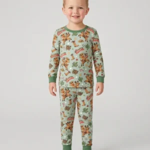 Can't Catch Me Bamboo Two Piece Long Sleeve Pajama Set