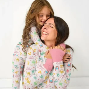 Eid Mubarak Matching Family Bamboo Women Pajama Set
