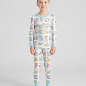 Shark Tropical Bamboo Two Piece Long Sleeve Pajama Set