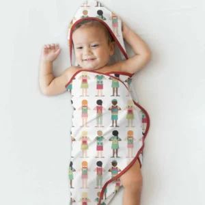 Little Friends Everywhere Hooded Bamboo Towel Set