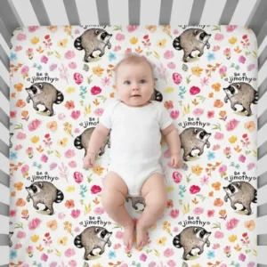 Be A Jimothy Family Matching Bamboo Fitted Crib Sheet