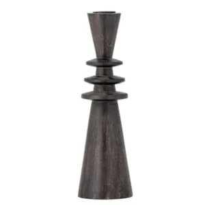 Kerzenhalter „Nerith“ – Schwarzes Mangoholz