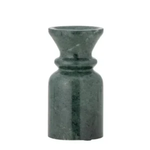 Kerzenhalter Saskia – grüner Marmor mit polierter Oberfläche