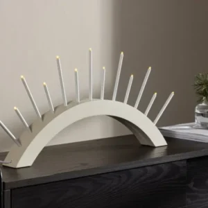 Weihnachtsbeleuchtung Luma - Rundbogen Beige oder Schwarz