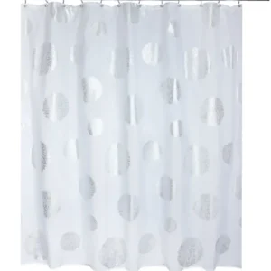ZINNIA SHOWER CURTAIN FABRIC 180 X 180cm 145 GSM