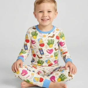 Jewish High Holidays Bamboo Two Piece Long Sleeve Pajama Set