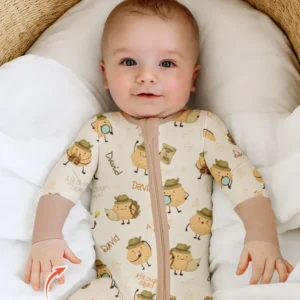 Custom Name Passover Afikoman Bamboo Convertible Zippy