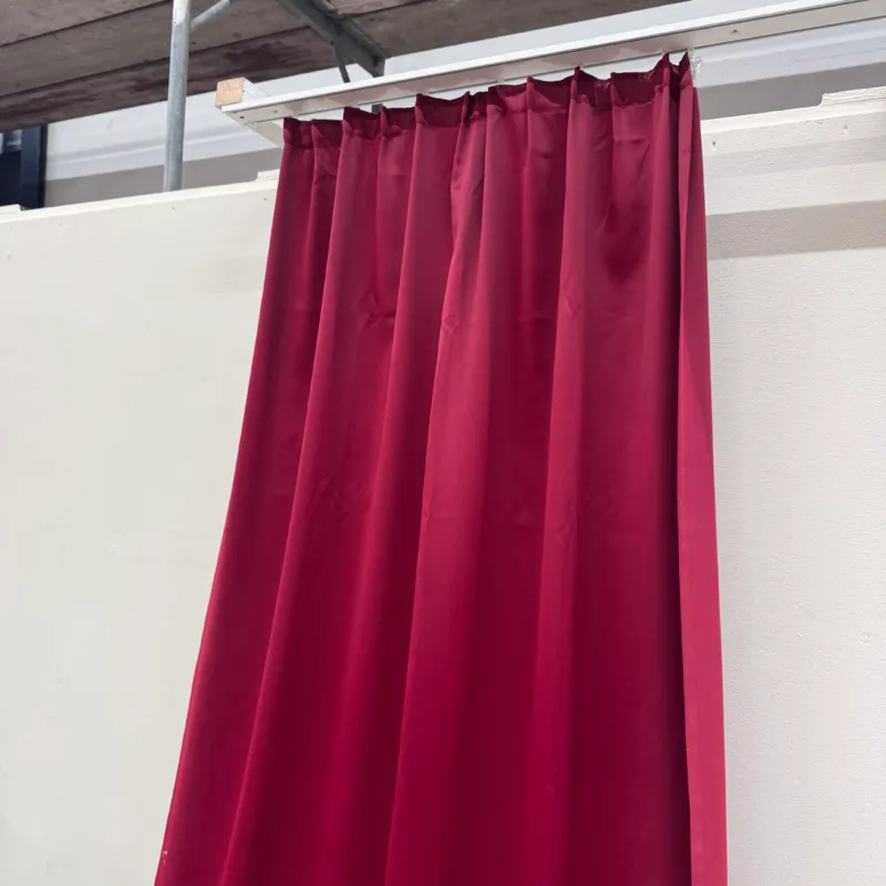 Gardine Dunkelrot 95x235 Verdunkler Vorhang Gebraucht